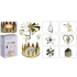 Angel ringing on a tea candle gold 65 x 160 mm