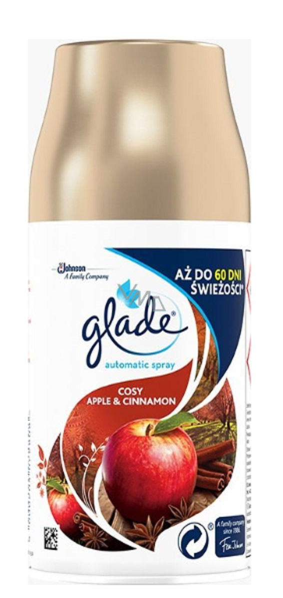 Glade Cozy Apple & Cinnamon automatic air freshener with the scent of