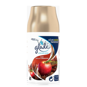 Glade Cozy Apple & Cinnamon automatic air freshener with the scent of apples and cinnamon, refill spray 269 ml