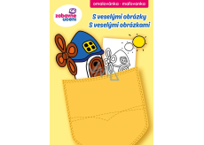 Ditipo Pocket coloring pages With cheerful pictures for children 4+ 32 pages A6 105 x 148 mm