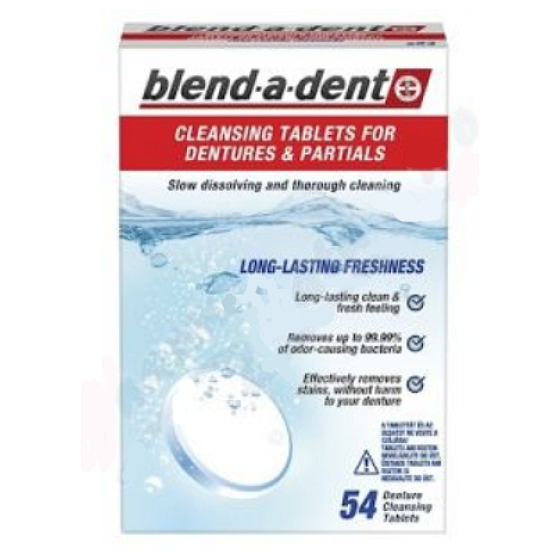 Blend-a-dent Fresh Cleaning Tablets for Dentures 54 pieces