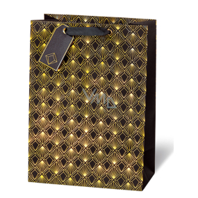 BSB Luxury gift paper bag 36 x 26 x 14 cm Art Deco LDT 412 - A4