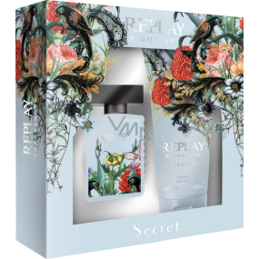 Replay Signature Secret Woman eau de toilette for women 30 ml + body lotion 100 ml, gift set