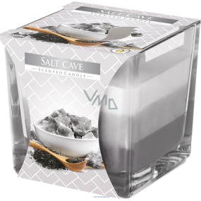 Bispol Salt Cave - Three-colored scented candle in glass, burn time 32 hours 170 g