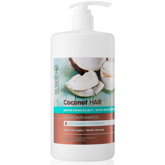 Dr. Santé Coconut Coconut oil shampoo for dry and brittle hair dispenser 1 l