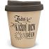 Nekupto Kafetearie ceramic To Go mug Start every day with a smile 300 ml