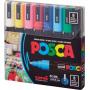 Posca Universal acrylic marker set 1,8 - 2,5 mm Mix of basic colours 8 pieces PC-5M