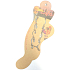 Albi Leg Jewellery Tickets 1 piece