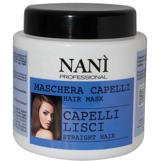 Naní Professional Milano nourishing and moisturizing mask for all hair types 500 ml
