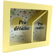 Albi Cash box in frame Duo For parents and baby 16 x 5,5 x 4 cm