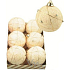 Flasks sisal cream set 6.5 cm, 6 pieces