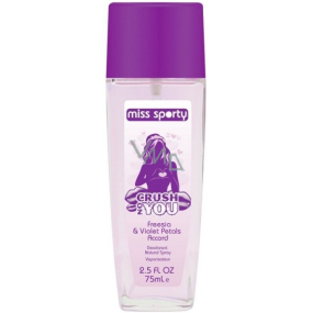 Miss Sports Love 2 Love Crush On You perfumed deodorant glass for women 75 ml