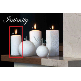 Lima Marble Intimity scented candle white cylinder 50 x 100 mm 1 piece