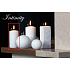 Lima Marble Intimity scented candle white cylinder 50 x 100 mm 1 piece