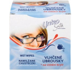 Linteo Satin For cleaning glasses wet wipes 14 x 14 cm 1 + 1 piece