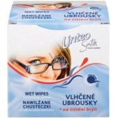 Linteo Satin For cleaning glasses wet wipes 14 x 14 cm 1 + 1 piece