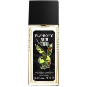 Playboy Play It Wild for Him perfumed deodorant glass for men 75 ml