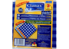 Clanax Universal Dust Cloth Viscose Non-woven 35 x 35 cm 3 pieces