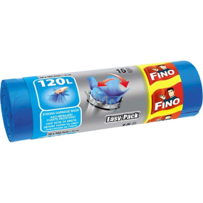 Fino Easy Pack Garbage bags blue, 22 µm, 120 liters, 70 x 101.5 cm, 15 pieces
