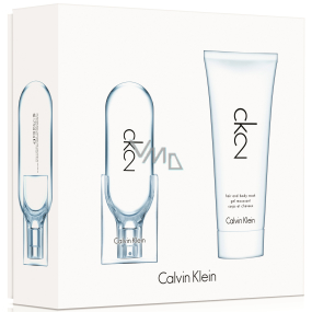 Calvin Klein CK2 eau de toilette unisex 50 ml + shower gel 100 ml, gift set