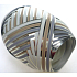 Nekupto Klubíčko Luxury silver, gold, white stripes glossy and matt 10 m