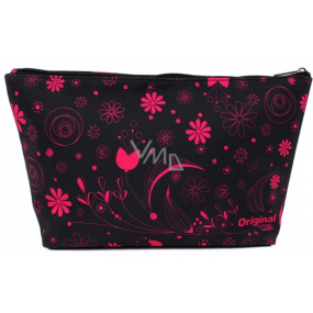 Albi Original Travel cosmetic bag Pink flowers 33 x 19 x 8 cm