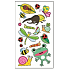Tattoo decals colored children's Beetles 15 x 8.5 cm