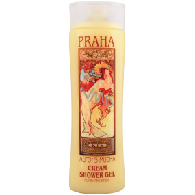 Bohemia Gifts Alfons Mucha Honey and grain shower gel 200 ml