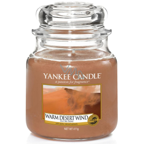 Yankee Candle Warm Desert Wind - Warm desert wind scented candle Classic medium glass 411 g