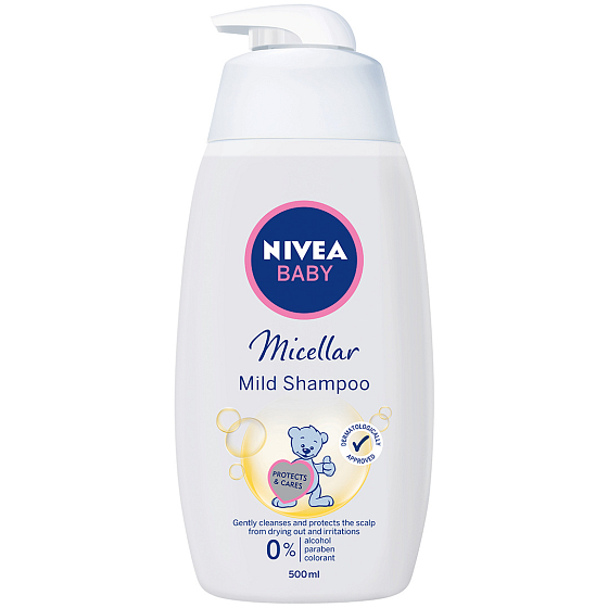 Nivea Baby Micellar Gentle Hair Shampoo Dispenser 500 ml