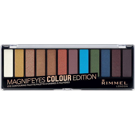 Rimmel London Magnifeyes Eyeshadow Palette 004 Color Edition 14.16 g