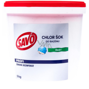 Savo Chlor Shock shock disinfection against algae into the 5 kg pool