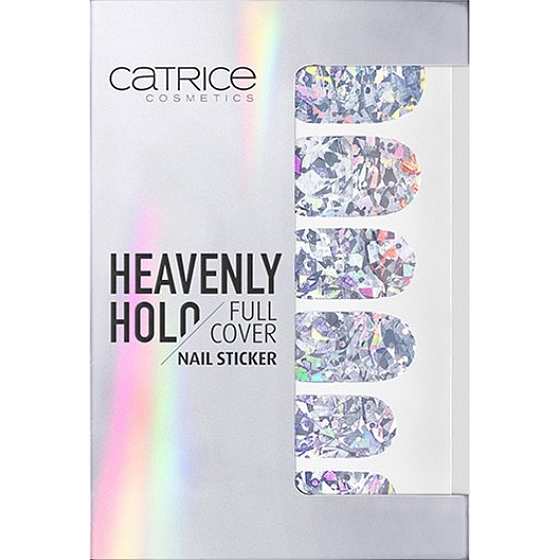 Catrice Heavenly Holo Full Cover Nail Sticker Nail Stickers 01 Xoxo Holo 1 Sheet