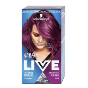 Schwarzkopf Live Urban Metallics hair color U69 Amethyst Chrome
