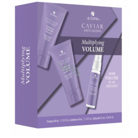 Alterna Caviar Multiplying Volume Trial Kit volume shampoo 40 ml + light conditioner 40 ml + Volume Styling Mist styling volume spray 25 ml, cosmetic travel set