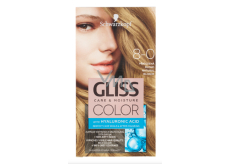 Schwarzkopf Gliss Color hair color 8-0 Natural blond 2 x 60 ml