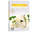 Bispol Aura Blooming Jasmine - Blooming Jasmine Scented Tealight Candles 6 Pieces