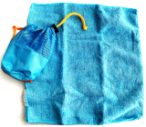 Swedish towel blue 30 x 30 cm