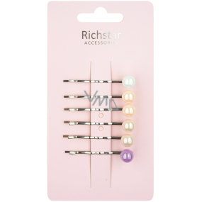 Richstar Accessories Pearl pin with pearl 5 cm 6 pieces