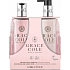 Grace Cole Wild Fig & Pink Cedar - Fig and pink cedar shower gel 300 ml + moisturizing body lotion 300 ml, cosmetic set for women
