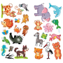 Ditipo Scratch-off book with stickers Where the animals live 16 pages 215 x 275 mm age 3-5 years