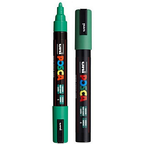 Posca Universal acrylic marker 1,8 - 2,5 mm Green PC-5M