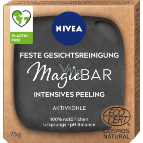Nivea MagicBar cleansing peeling facial soap with activated charcoal for problematic skin 75 g