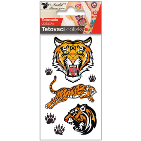 Tattoo decals Tiger 10,5 x 6 cm