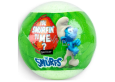 Smurfs sparkling bath ball for children Green 100 g
