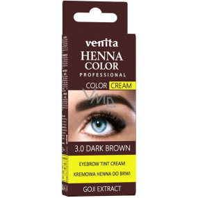Venita Henna Color cream eyebrow colour 3.0 Dark brown 30 g