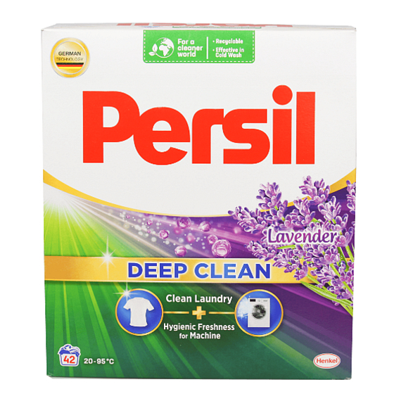 Persil Lavender Deep Clean Universal Washing Powder 42 doses 2.52 kg