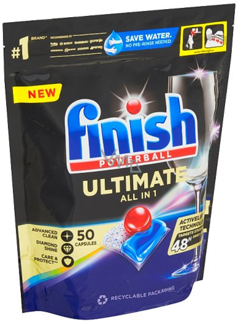 Finish Powerball Ultimate All in 1 Dishwasher Capsules 50 pieces 645 g