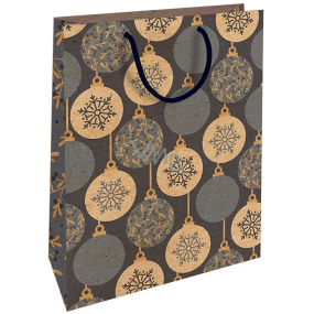 Nekupto Gift kraft bag 28 x 37 cm Christmas flasks