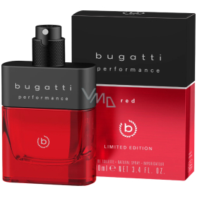 Bugatti Performance Red Eau de Toilette for men 100 ml